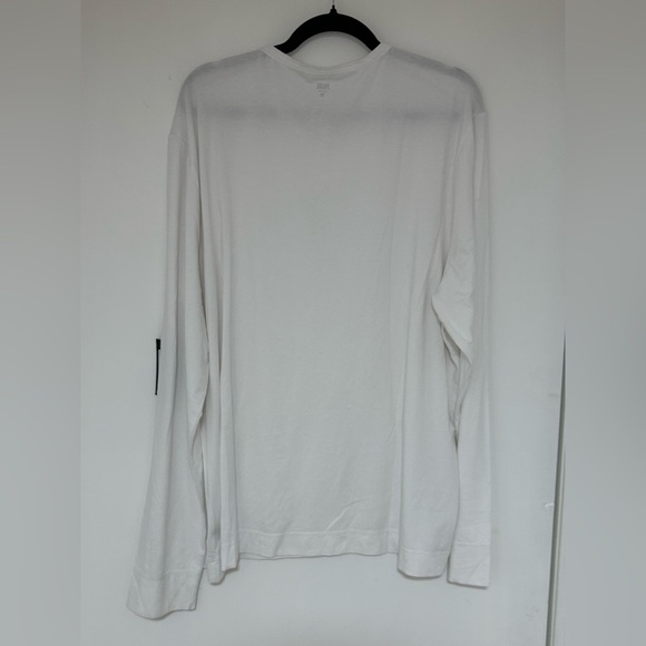 Paige Men’s Garrett Henley White Long Sleeve Tee Size XXL NWT - Picture 2 of 8